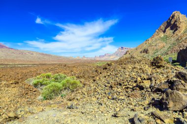 Dağlar manzara Tenerife adasında