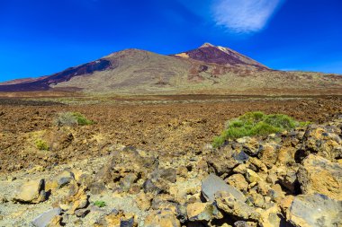 Teide yanardağı manzara Tenerife