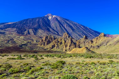 Teide yanardağı manzara Tenerife