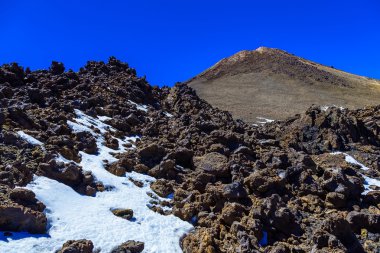 Teide yanardağı manzara Tenerife