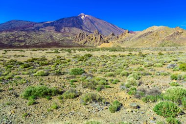 Teide yanardağı manzara Tenerife