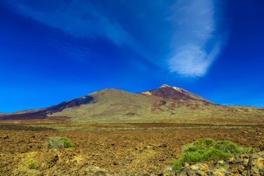 Teide yanardağı manzara Tenerife