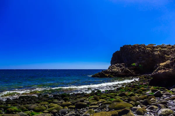 Costa de pedra ou costa do oceano Atlântico — Fotografia de Stock