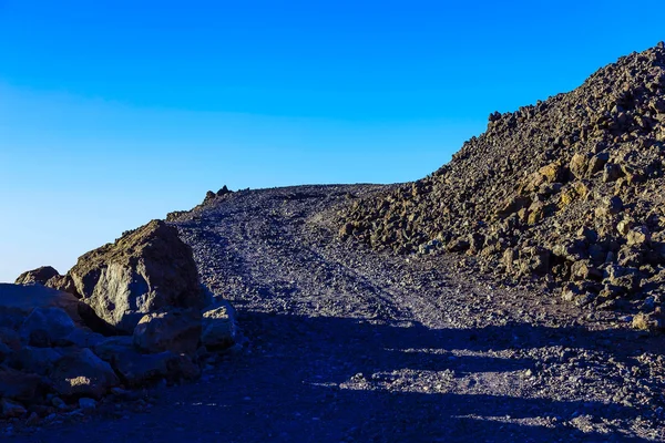 Paisaje con carretera en la isla de Tenerife —  Fotos de Stock