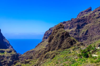Dağları İspanya Tenerife adasında binada