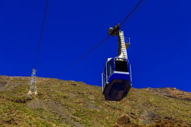 Teleferik veya füniküler kabin ile