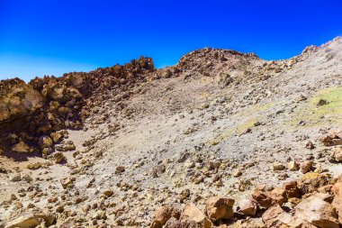 Teide yanardağ krater görünümü