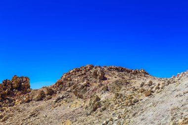 Teide yanardağ krater görünümü