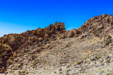 Teide yanardağ krater görünümü