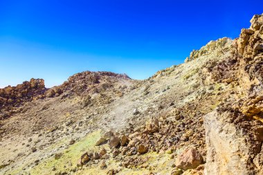 Teide yanardağ krater görünümü