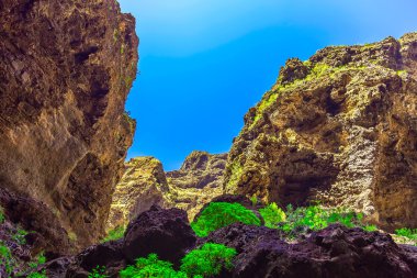 Rocky Dağları İspanya Tenerife adasında
