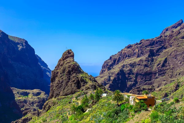 Village and Building in Mountains