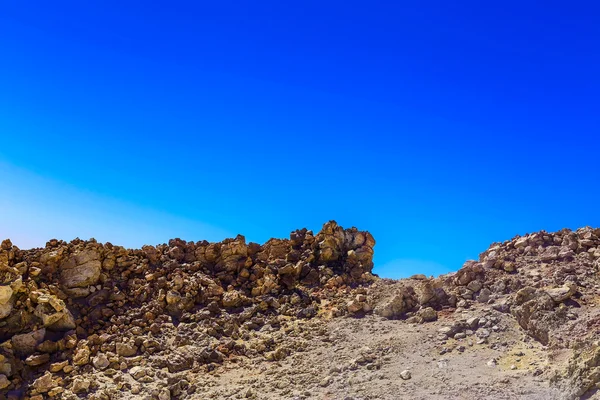 Nézd a Teide vulkán-kráter — Stock Fotó