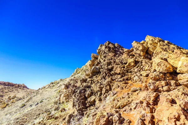 Teide yanardağ krater görünümü — Stok fotoğraf