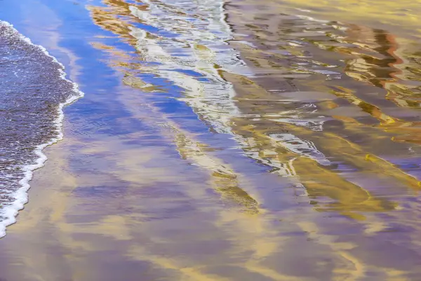 Sand Abstract Backround with Reflection — Stock Photo, Image