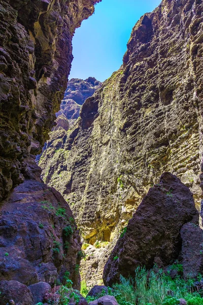 Klippiga bergen på Teneriffa i Spanien — Stockfoto
