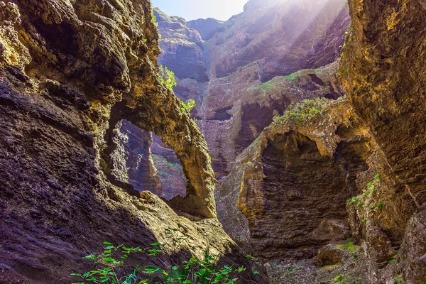 ロッキー山脈の自然のアーチ — ストック写真