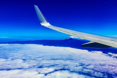 Tenerife Kanarya Adası havadan görünümü