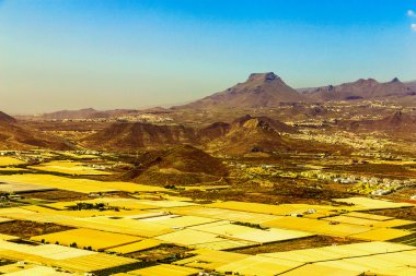 Tenerife Kanarya Adası havadan görünümü