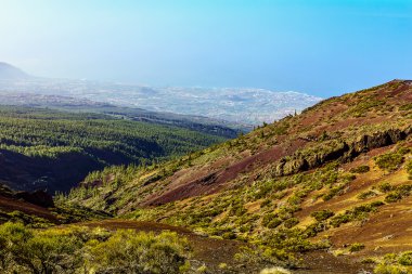 Tenerife adasında Vadisi manzara
