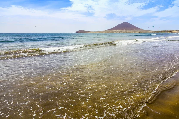 Sand Beach på Tenerife Island – stockfoto