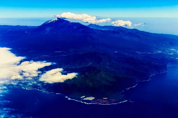 Luchtfoto van de Canarische eilanden Tenerife — Stockfoto