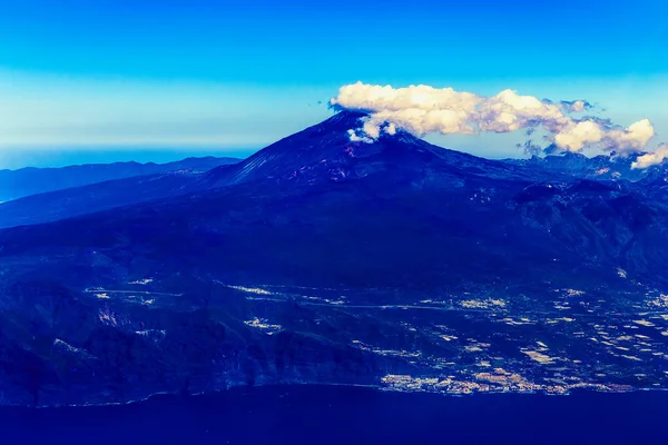 Tenerife Kanarya Adası havadan görünümü — Stok fotoğraf