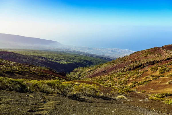 Tenerife adasında Vadisi manzara