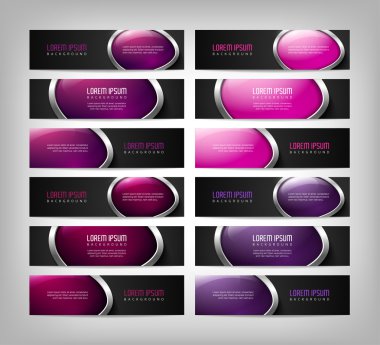 Metalik düğmeleri afiş