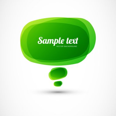 yeşil konuşma balonu