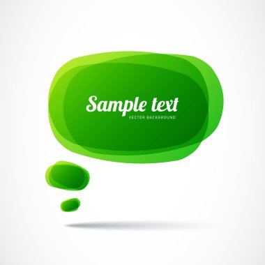 yeşil konuşma balonu
