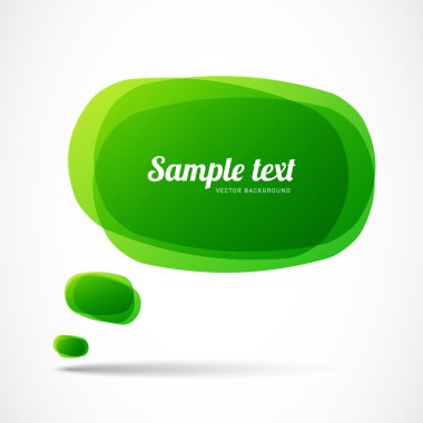 yeşil konuşma balonu