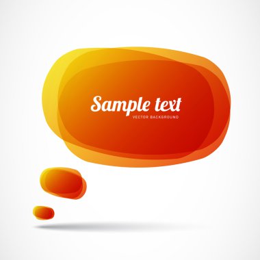 Kırmızı Sarı konuşma balonu