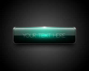 녹색 광택 웹 버튼