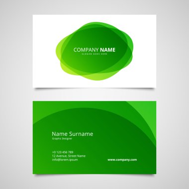 Kartvizit tasarım şablonu