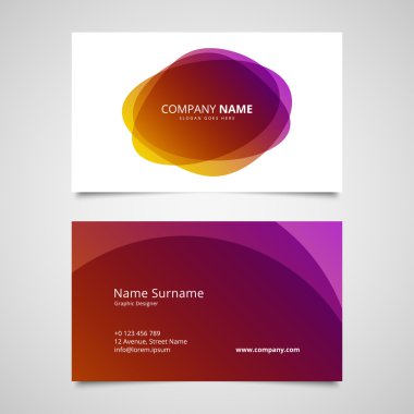 Kartvizit tasarım şablonu