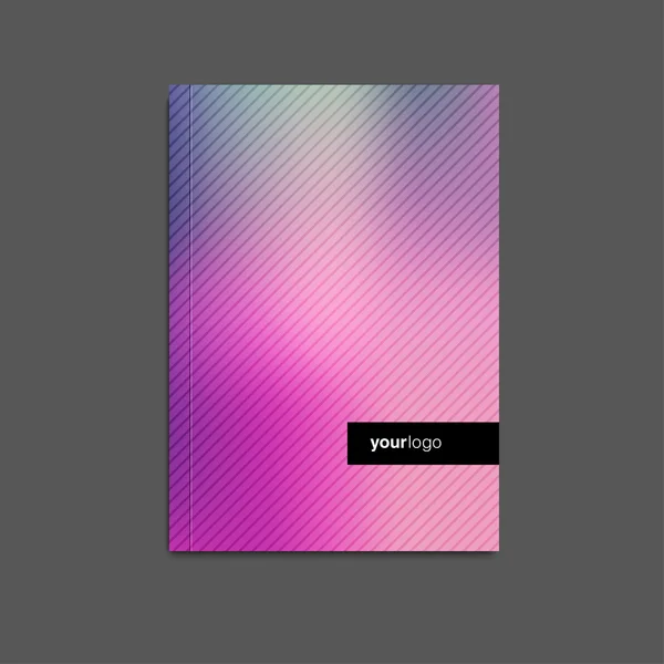 Brochure design template — Stock Vector