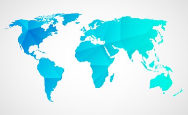 üçgen Dünya Haritası