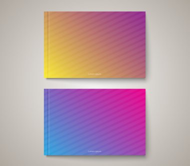 soyut broşür şablonları