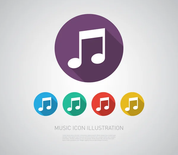 Music Icons — Stock Vector