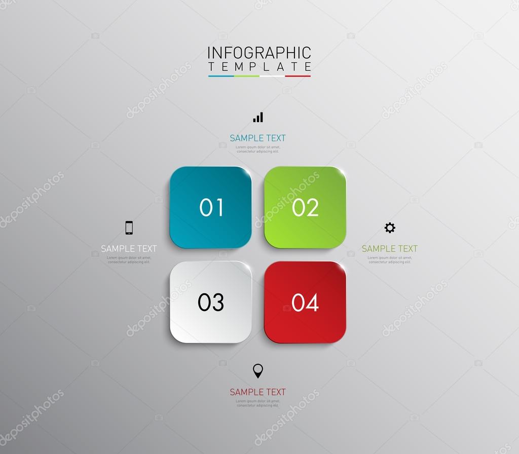 Infographics banners template
