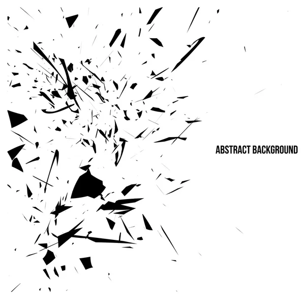 Abstract destroy lines background — Stock Vector