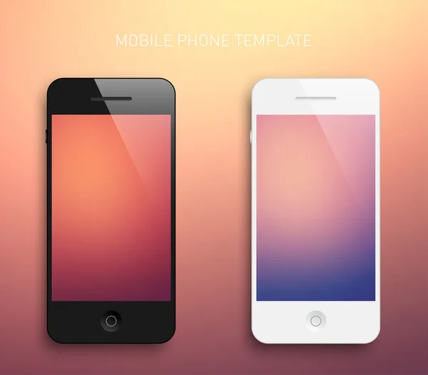 Zarif cep telefonları akıllı telefonlar kümesi