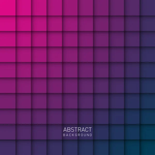 Abstrakter Hintergrund mit quadratischem Muster — Stockvektor