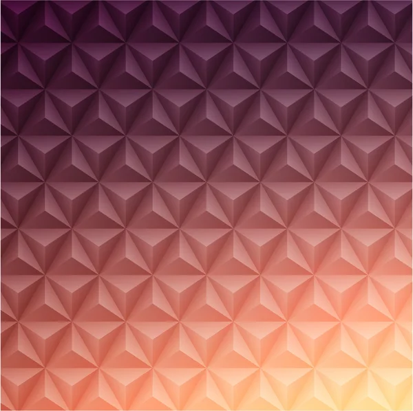Latar belakang abstrak dengan pola segitiga - Stok Vektor