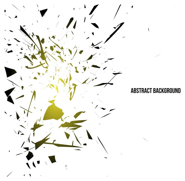 Abstract destroy lines background — Stock Vector