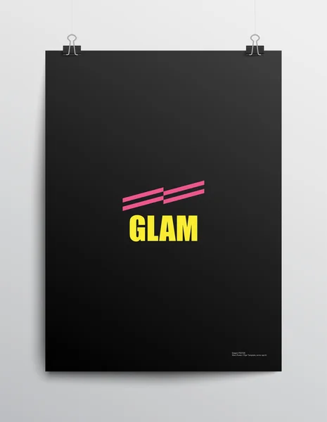 Icono de música Glam — Vector de stock