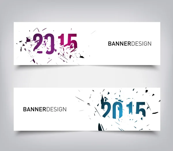 Explosion banners design — Stock vektor