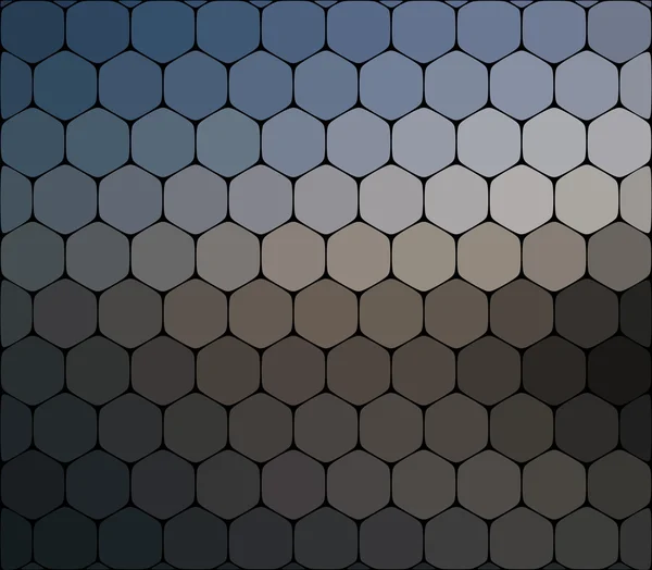 Hexagonal textured background — Stock Vector