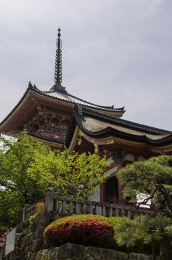 Kyoto, Japonya 'daki kiyomizu-dera tapınağı.
